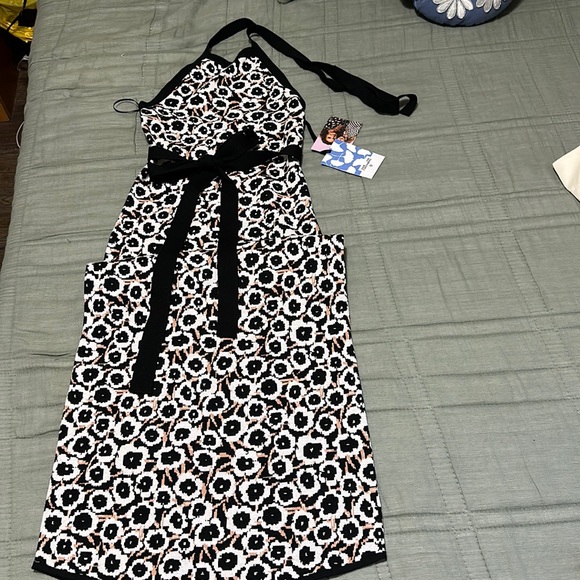 NWT Women's Halter Tie Neck Neutral Poppy
Sweaterknit Midi Dress - DVF forTarget - Picture 2 of 7